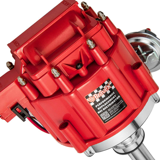 High Performance Red Cap Hei Distributor For Chevrolet Chevy/Gm Sbc 283 305 307 327 350 400 Bbc 454 396 427 Small/Big Block 65k Coil 7500rpm
