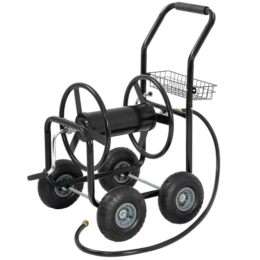 Hose Reel Cart 300 Ft Outdoor Garden Heavy Duty Yard Water Planting