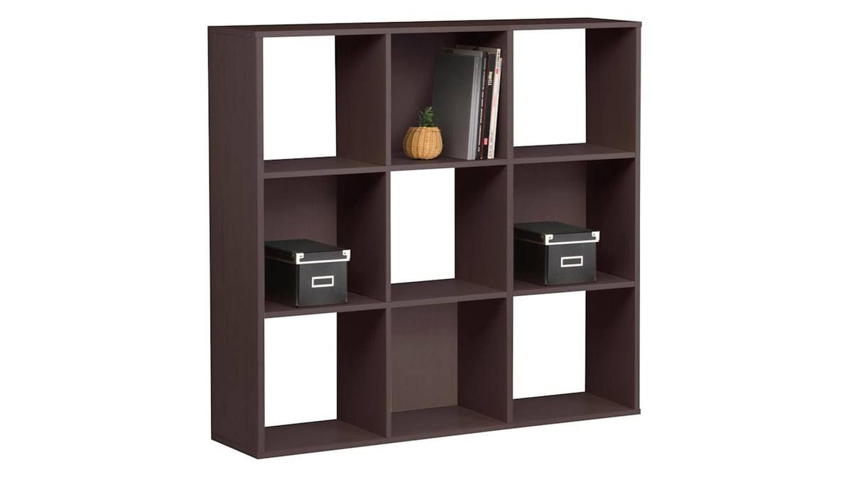 Home 9-Cube White Wooden Organizer