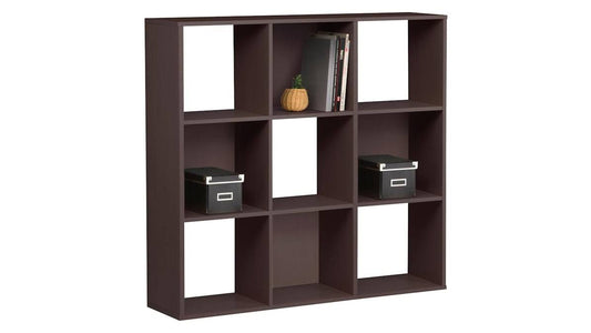 Home 9-Cube White Wooden Organizer