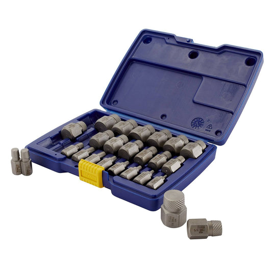 Hex-Head Multi-Spline Screw Extractor 25-Piece Set