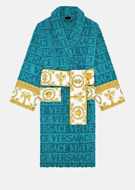 Home - Barocco&Robe Bathrobe - Blue - M
