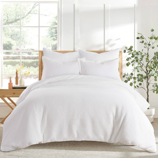 Home Beige Fawn Mills Cotton Duvet Set Twin