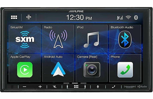 Ilx-407 7" Car Monitor Carplay Receiver W/ Hd Radio + Bluetooth Speaker