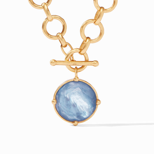 Honeybee Statement Necklace, Iridescent Champagne