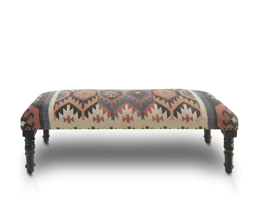 Home Southwest Indoor Bench, Size: One Size, Red