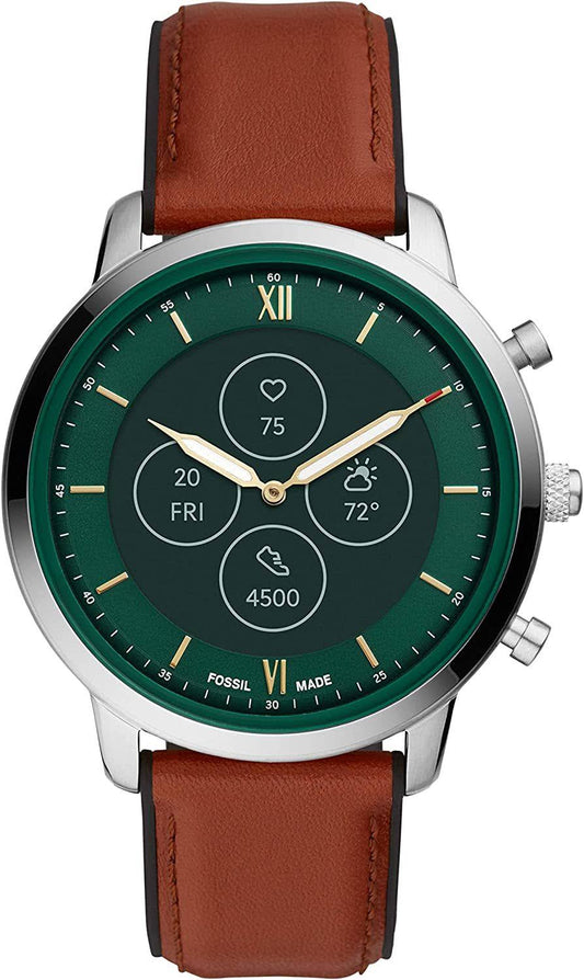Hybrid Smartwatch Hr Neutra Brown Leather Ftw7026