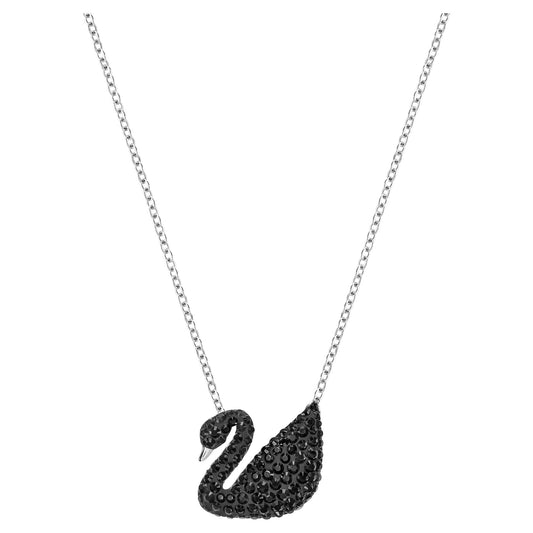 Iconic Swan Pendant - Black - 5347329