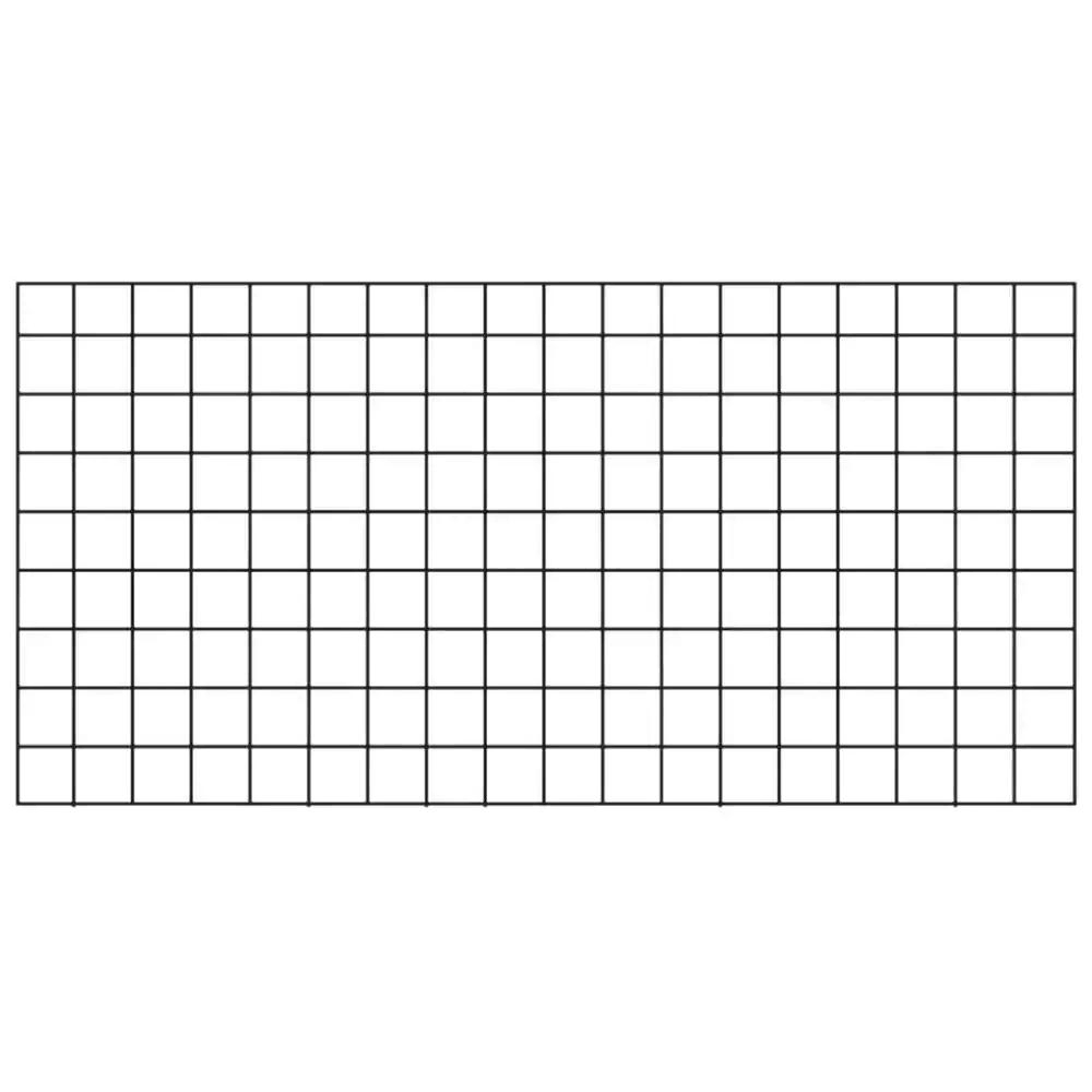 Hog 36 In. X 72 In. Black Metal Railing Panel