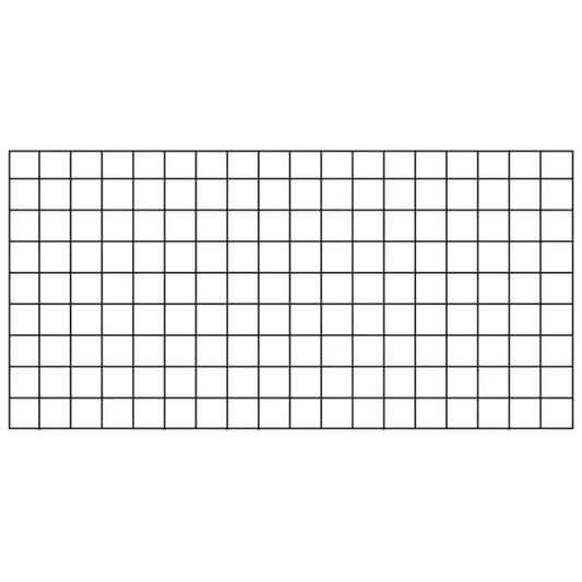 Hog 36 In. X 96 In. Black Metal Railing Panel