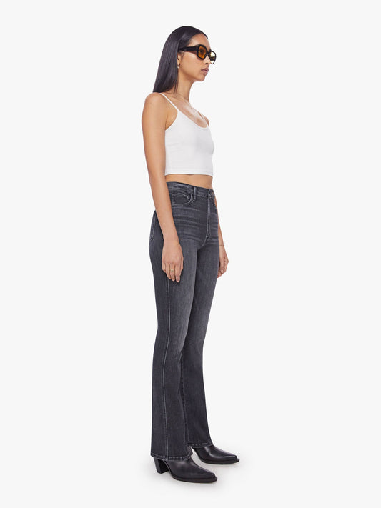 High Waisted Smokin' Double Heel Smoking Section Jeans In Black