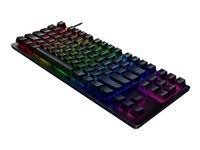 Huntsman Tournament Edition Opto-Mechanical Gaming Keyboard - Tkl Tenkeyless - Linear Optical Switch - Green Keycaps - Us Layout