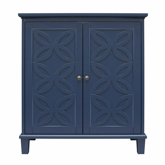 Home Celeste Double Door Accent Cabinet, Navy