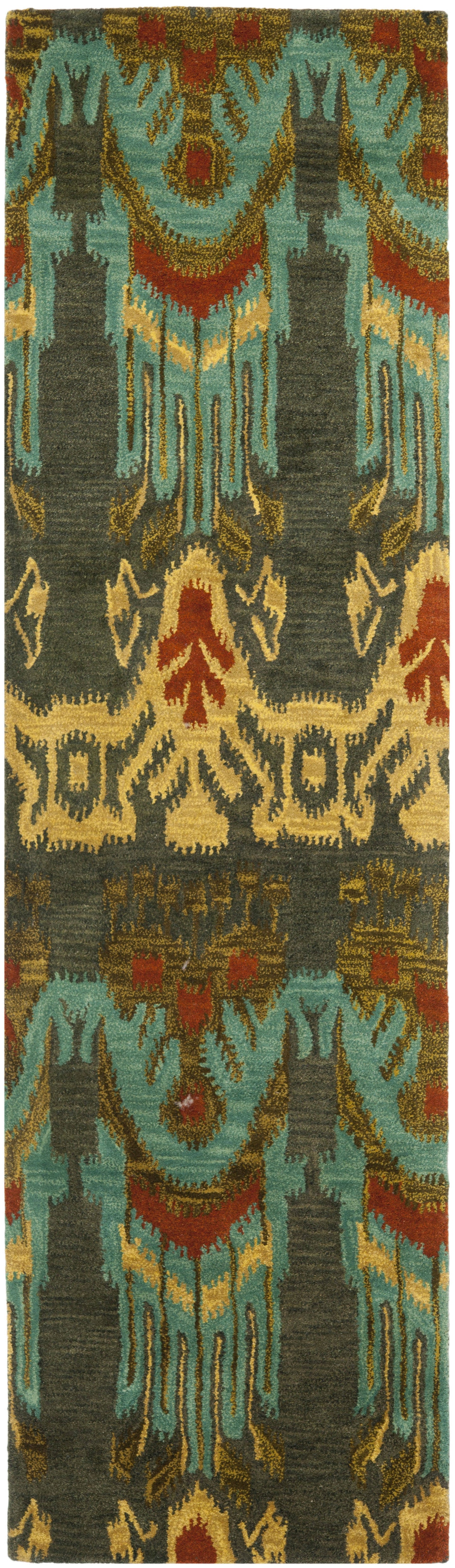 Ikat Olive/Gold 6 Ft. X 9 Ft. Area Rug