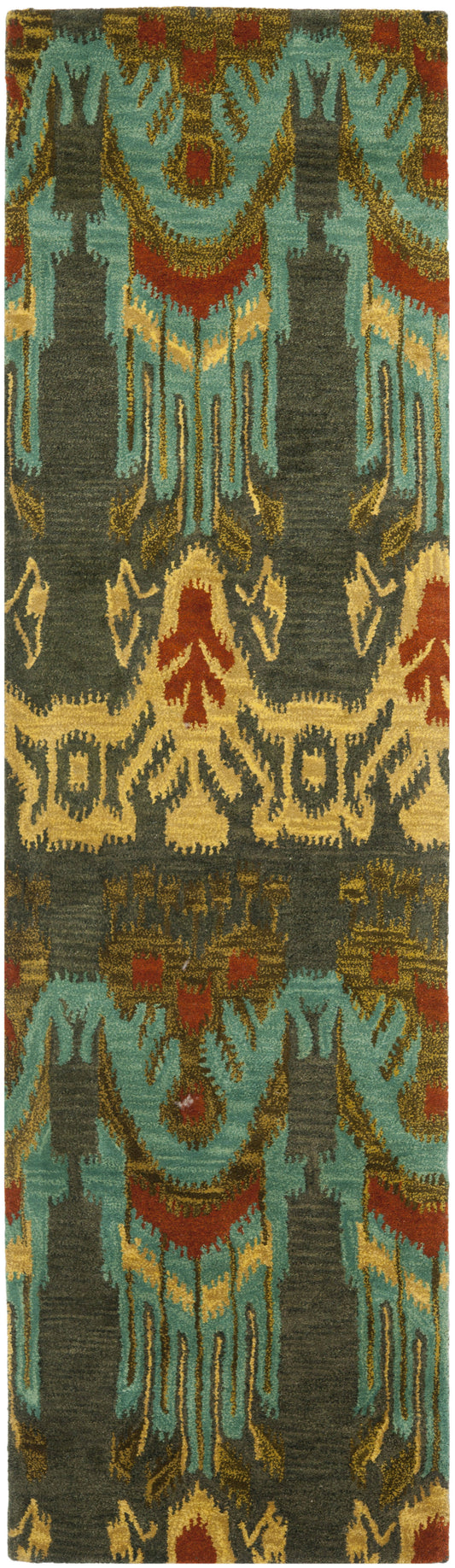 Ikat Olive/Gold 6 Ft. X 9 Ft. Area Rug