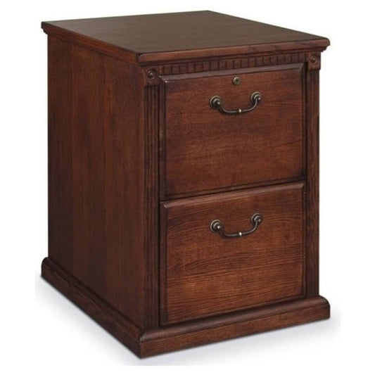 Hill 2 Drawer File Cabinet In Distressed Burnish