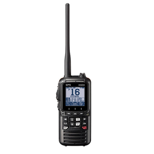 Hx890bk Hx890 Floating 6 Watt Class H Dsc Handheld Vhf/Gps - Black