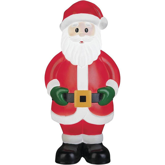 Home Lighted Blow Mold Santa Claus Sculpture Decoration Pre Lit Display Outdoor Christmas Yard Decoration Garden Yard Art Holiday Winter