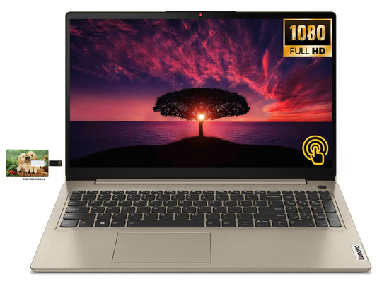Ideapad 3i Business Laptop, 15.6" Fhd Touchscreen, Core I3-1115g4, Windows 11 Pro, 12gb Ram 256gb Ssd, Wifi, 32gb Tela Usb Card