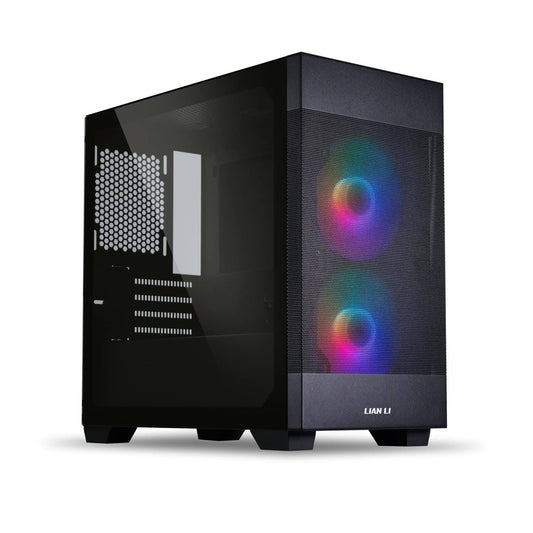 High Airflow Micro Atx Pc Case Rgb Gaming Computer Case Mesh Front Panel Mid-Tower Chassis With 2x140mm Argb Pwm Fans Pre-Installed Tempered G