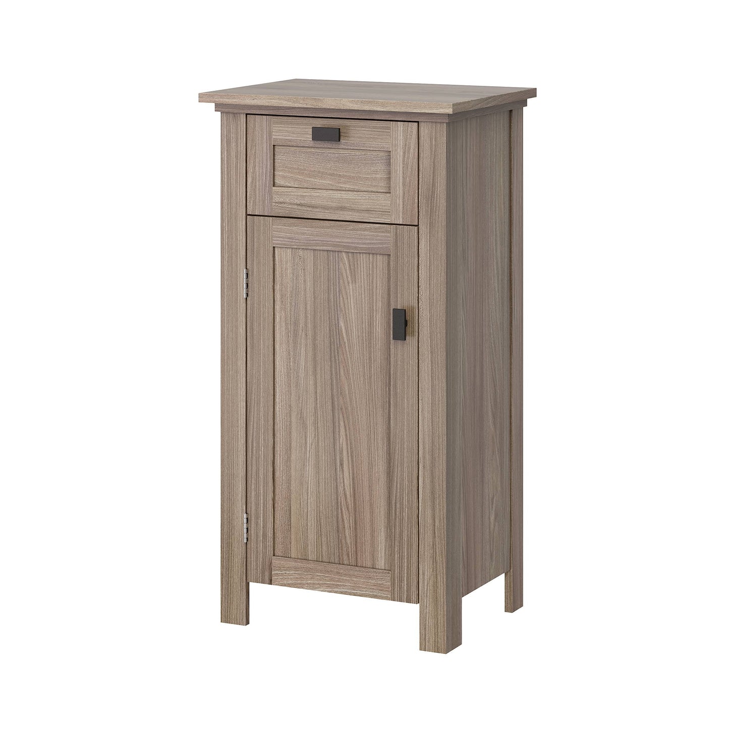 Home Hayward Single Door Floor Cabinet, Light Woodgrain