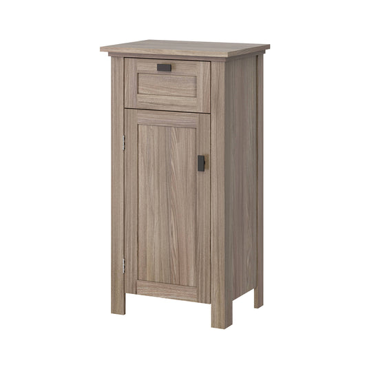 Home Hayward Single Door Floor Cabinet, Light Woodgrain