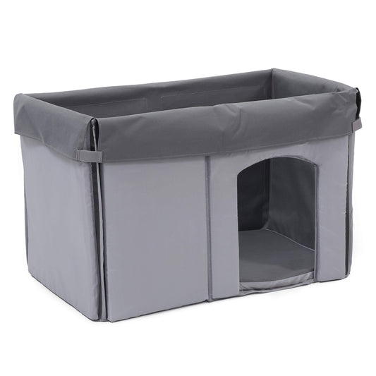 Homes Eilio Dog House Insulation Kit, Light Gray, Large