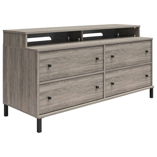 Home Kalissa Media Dresser For Tvs Up To 50", Gray Oak