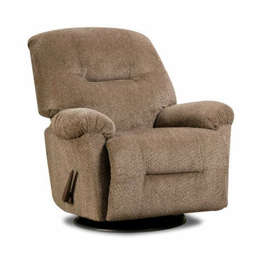 Hudson Chocolate Swivel Rocker Recliner - Each