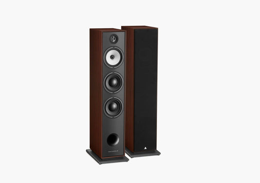 Hifi Floor Standing Speaker - Borea Br08, Walnut, Single