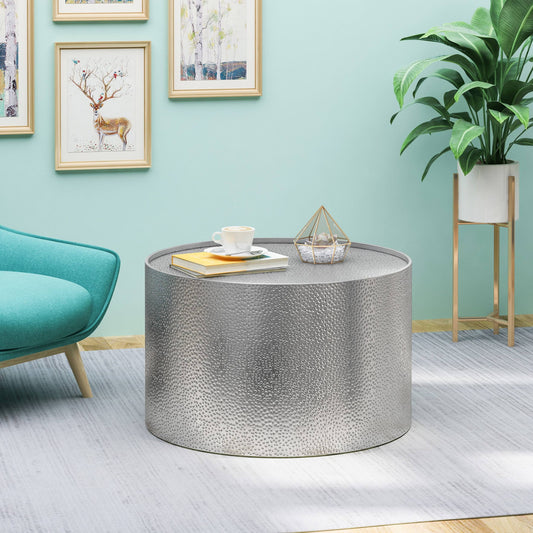 House Braeburn Round Coffee Table In Gold