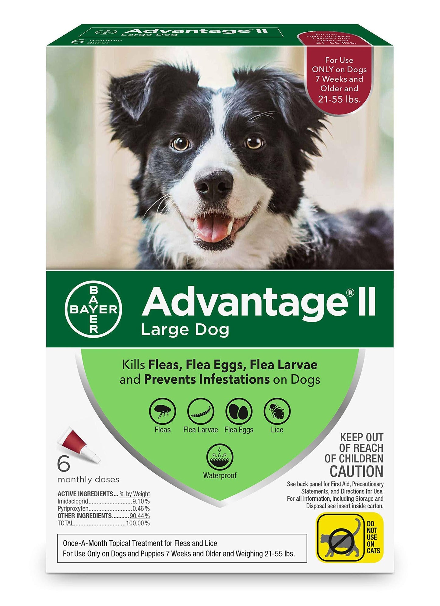 Ii Topical Flea Treatment For Medium Dogs - 6 Pack