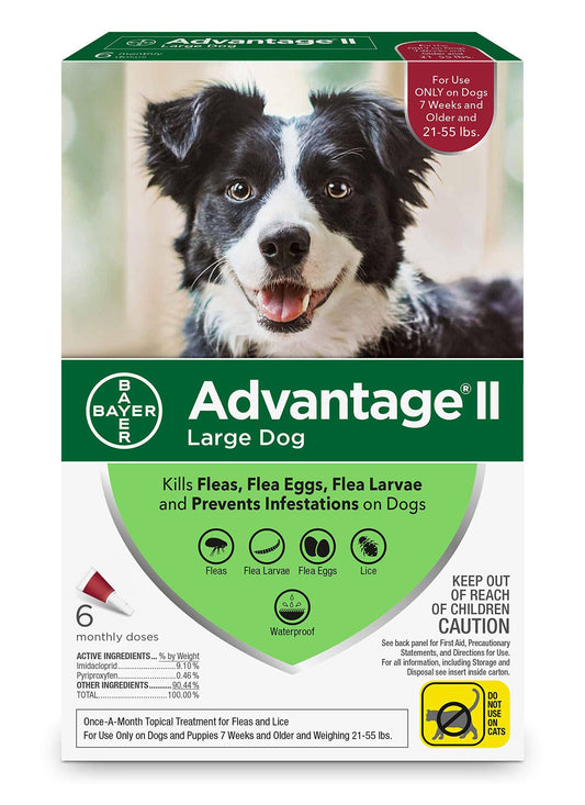 Ii Topical Flea Treatment For Medium Dogs - 6 Pack