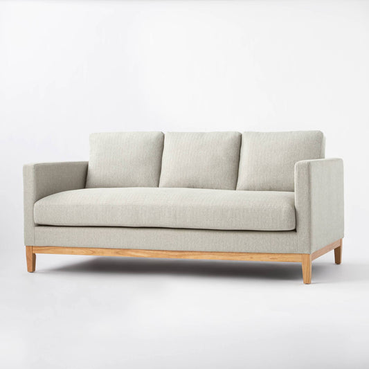 Hills Wood Base Sofa - Designed With Studio Mcgee Light Gray