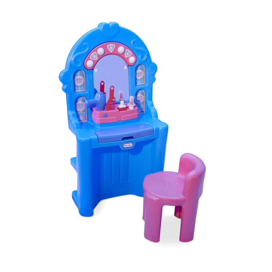 Ice Princess Magic Mirror - Roleplay Vanity With Lights Sounds And Pretend Beauty Accessories