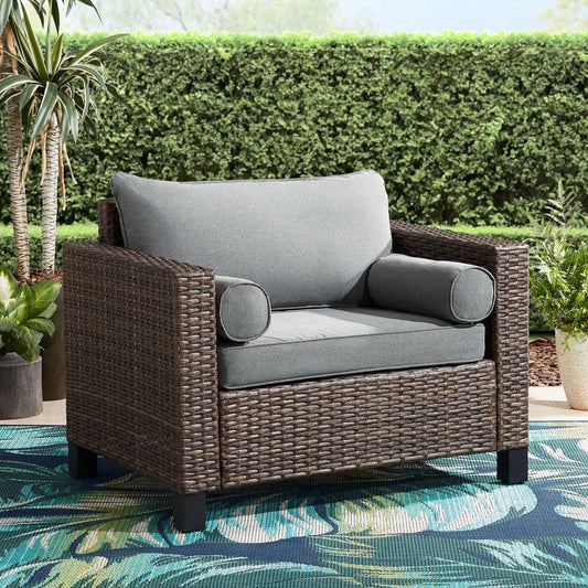 Homes & Gardens Brookbury Cuddle Chair, Gray