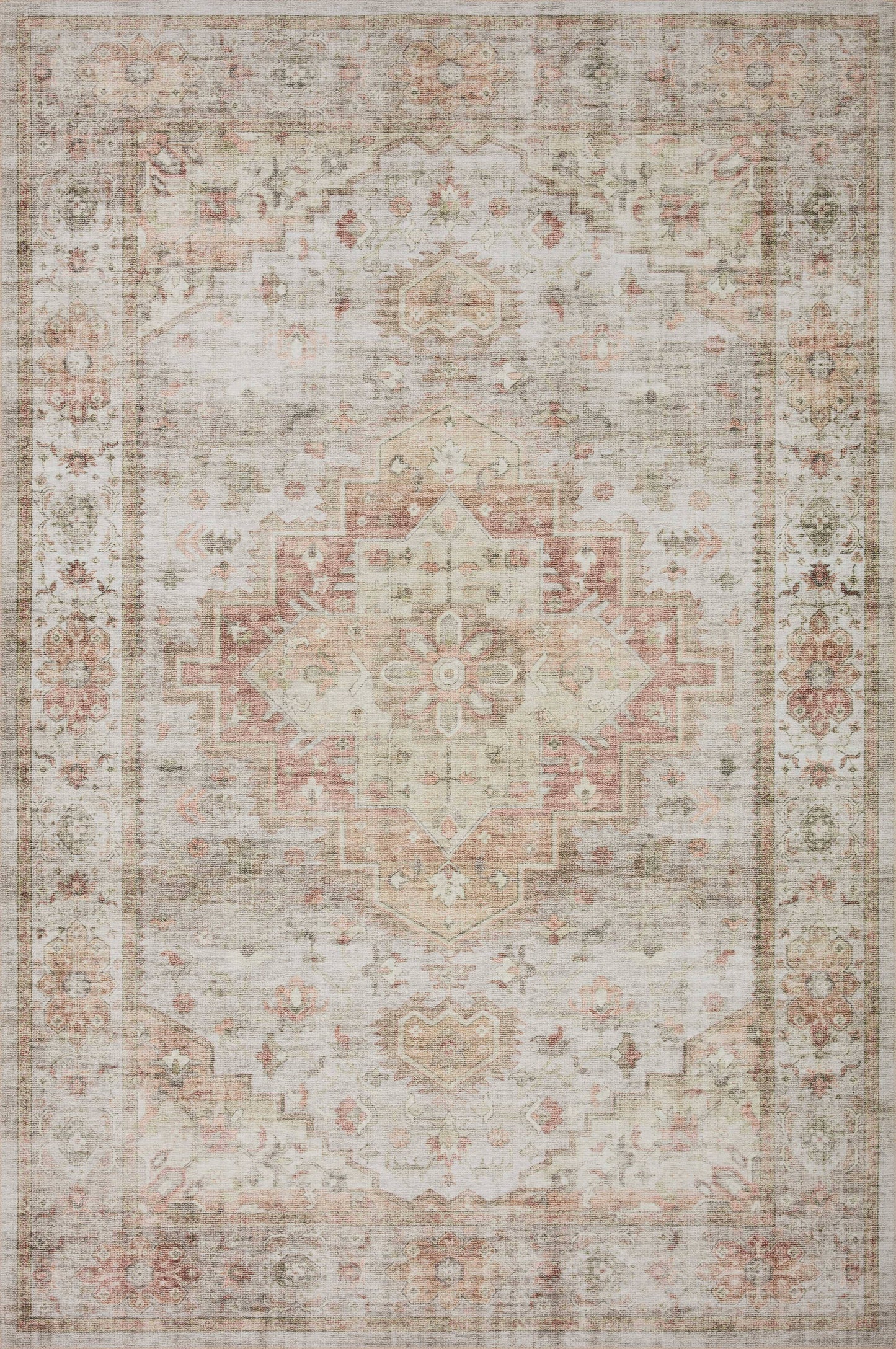 Ii Heidi Hei-02 Sage Multi Rug - 5 Ft X 7 Ft 6 In