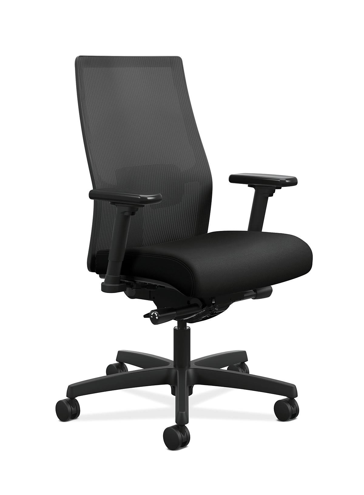 Ignition 2.0 Ilira-Stretch Mid-Back Mesh Task Chair, Black