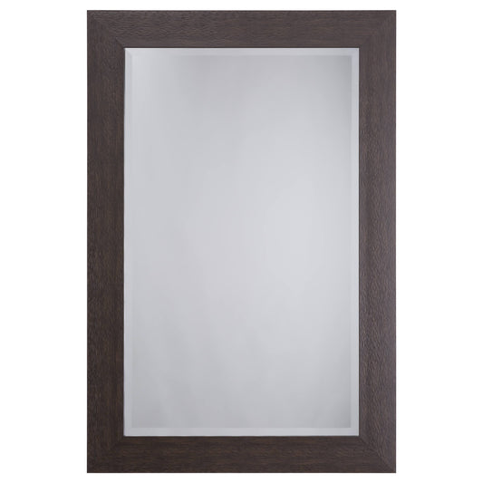 Home Traditional Framed Wall Mirror, Espresso, 24w X 36h In.