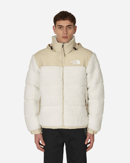 High Pile Nuptse Jacket White - Xl
