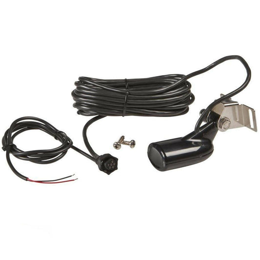 Hst-Wsu 200khz Transom Mount Transducer, Black