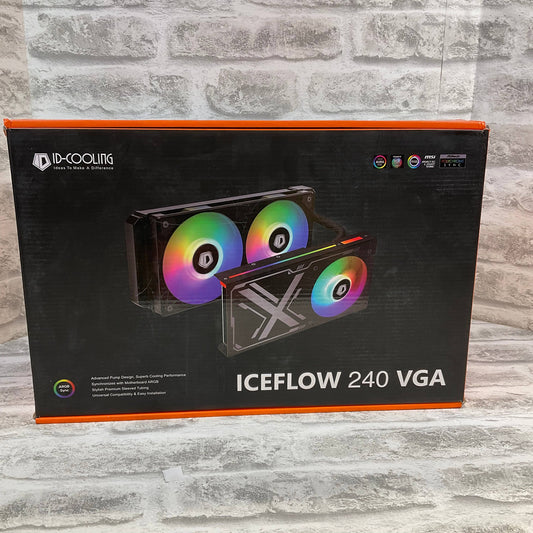 Iceflow 240 Vga Graphic Card Cooler 240mm Water Cooler Gpu Vga Cooler Compatible With Rtx 20xx Series/Gtx 10xx Series /900 Series/Amd Rx