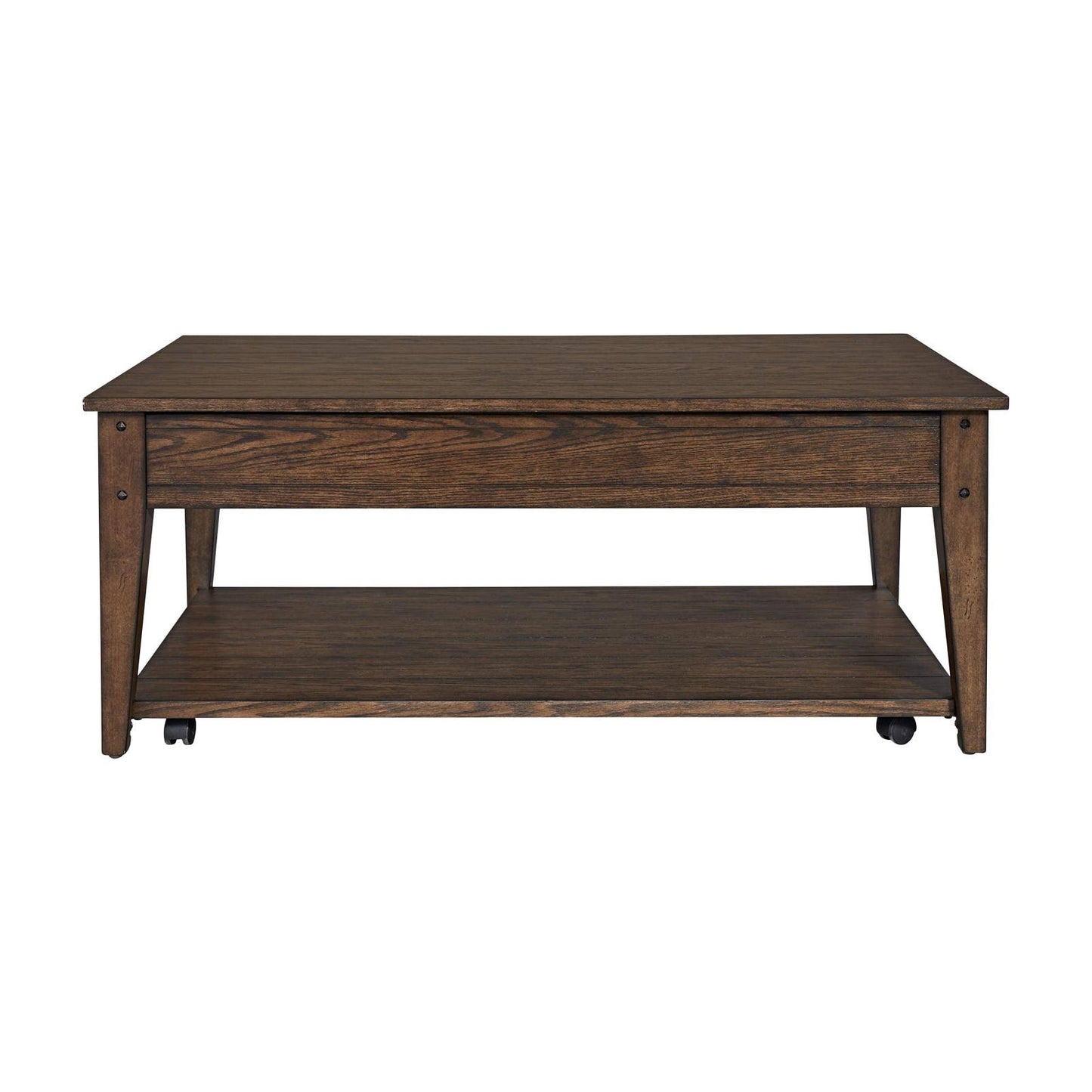 House Lift Top Cocktail Table In Dark Brown