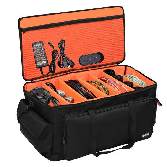 High Capacity Gig Band Cable File Bag, 600d Oxford With With Adjustable