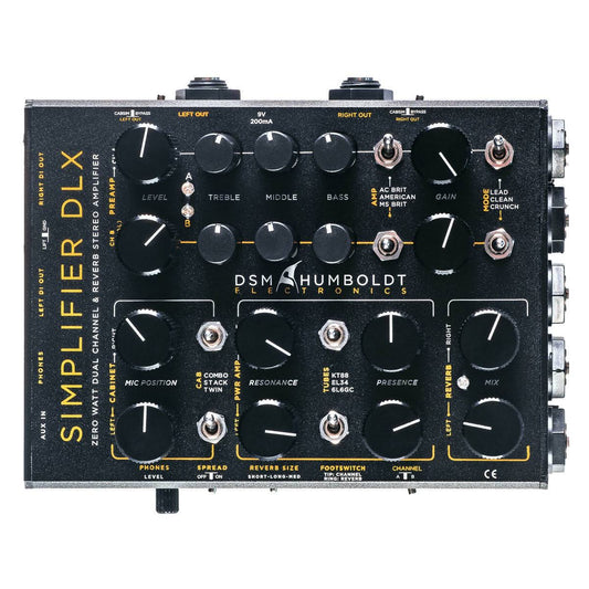 Humboldt Simplifier Zero Watt Dual Channel Stereo Amplifier W/ Reverb