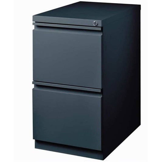 Hl 1000 Series 2 Drawer Mobile Pedestal File Cabinet In Charcoal