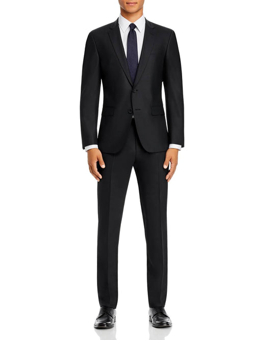 Huge/Genius Slim Fit Wool Suit 38r / Black