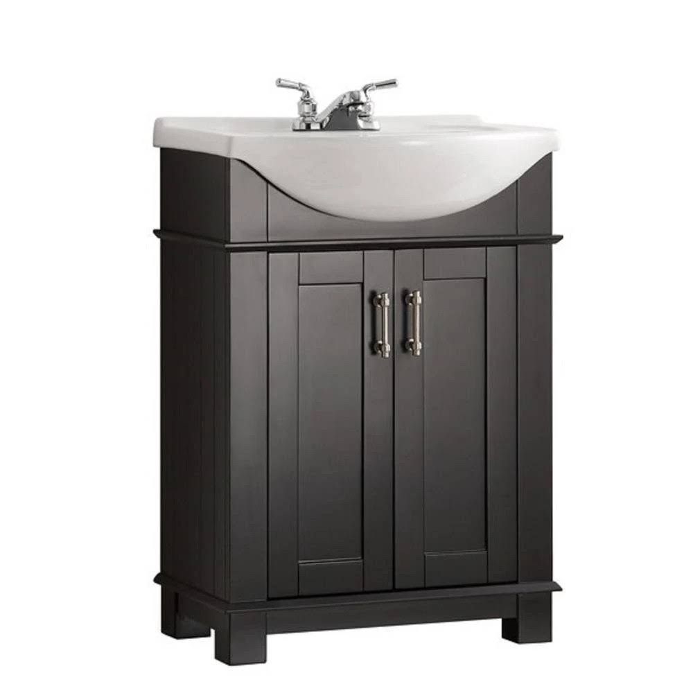 Hudson 30 In. W Traditional Bathroom Vanity In Black