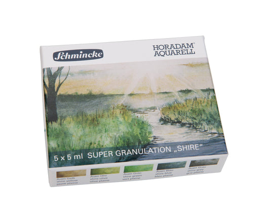 Horadam Watercolor Paint Super Granulation Set 5ml5 Shire Colors