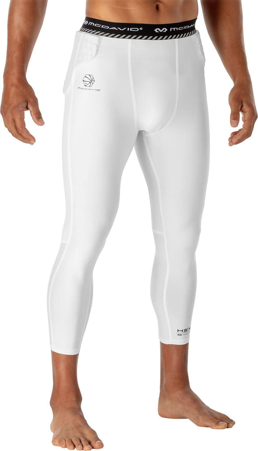 Hex Basketball 3/4 Tight W/Hip & Tailbone Pads Wt Xl
